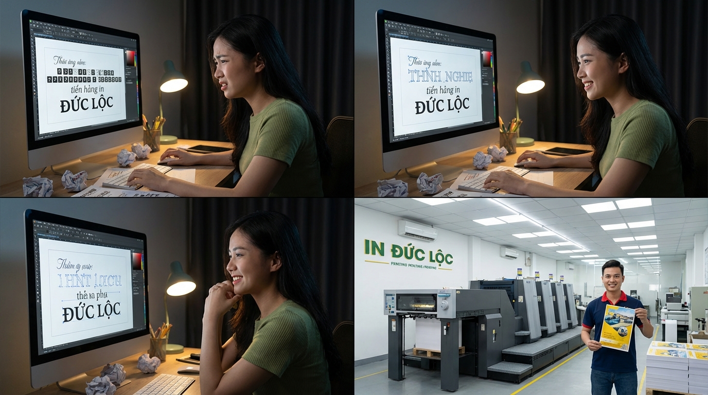 Cách convert font chữ CorelDRAW trước khi in — In Đức Lộc